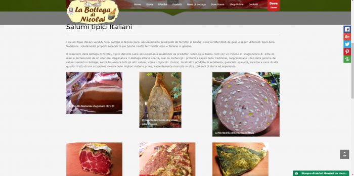 Sito La bottega di Nicolai17