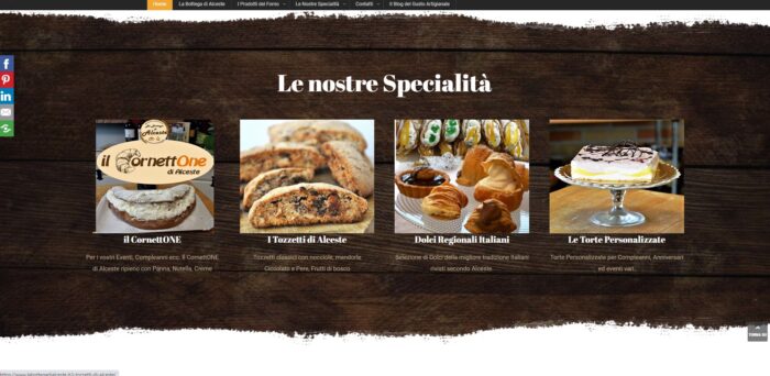 Sito Web Bottega di ALceste01