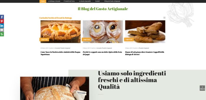 Sito Web Bottega di ALceste02